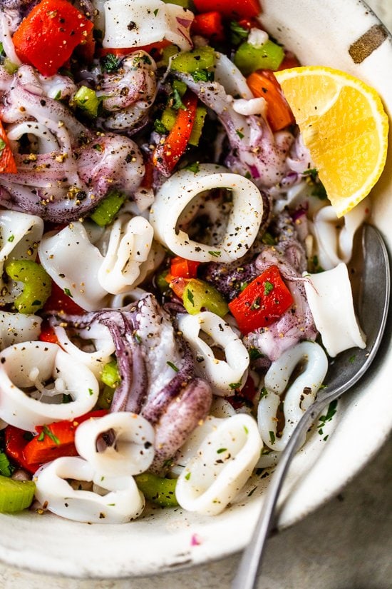 Chilled Calamari Salad