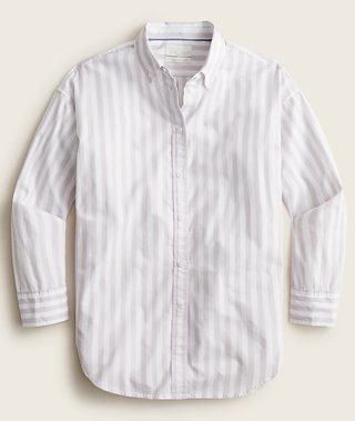 Relaxed-Fit Washed Cotton Poplin Shirt 