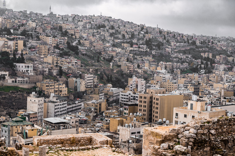 The view of Amman from Citadel Hill