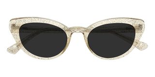 Cat Eye Champagne Sunglasses