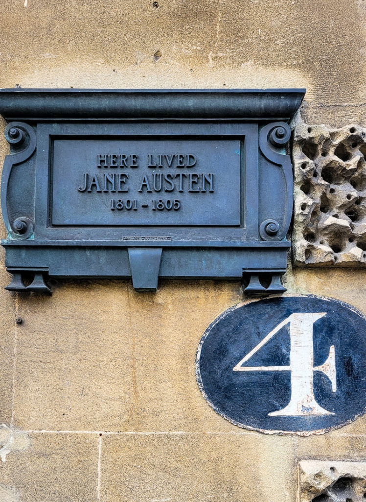 Where Jane Austin Lived in Bath, England