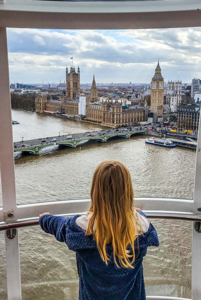 Incredible views from the London Eye