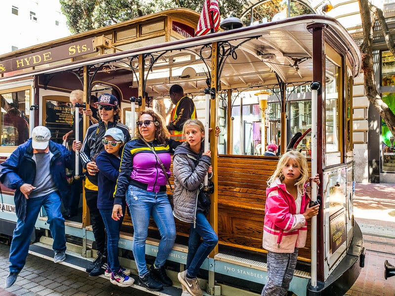 Cable Cars - one of the best things to do in San Francisco with kids