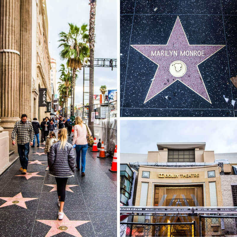 Hollywood Walk of Fame - tips on what to do in LA with kids