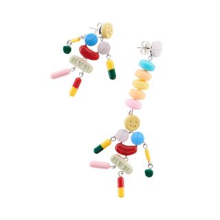 MISMATCHED VITAMIN DROP EARRINGS
