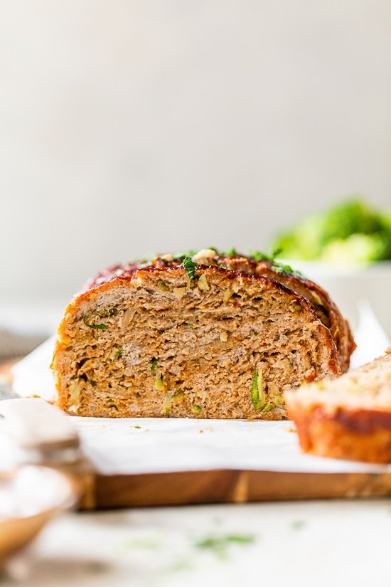 Turkey Meatloaf with Zucchini