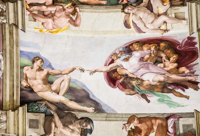 Fresco of Sistine Chapel, Vatican, Rome 