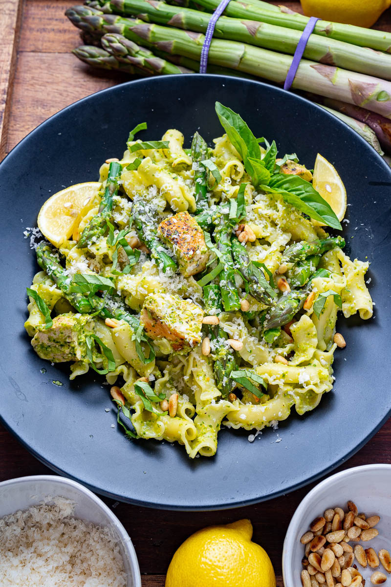 chicken asparagus pasta