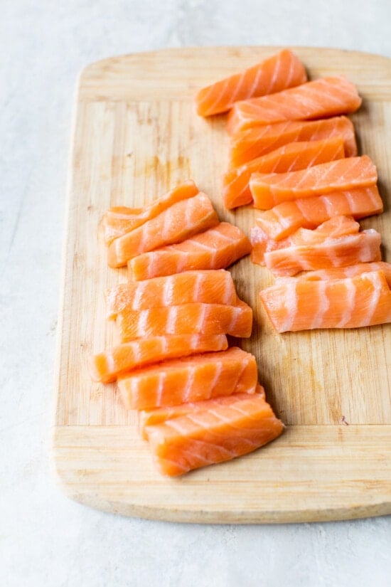 sushi grade salmon