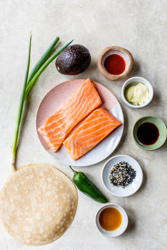 salmon sushi ingredients