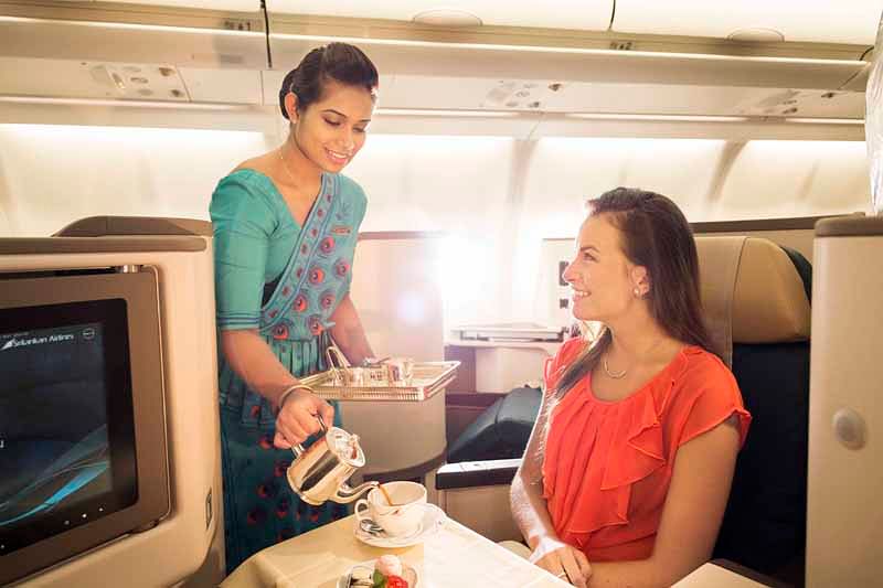 SriLankan Airlines Tea service