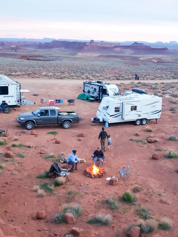 valley of the gods campsite