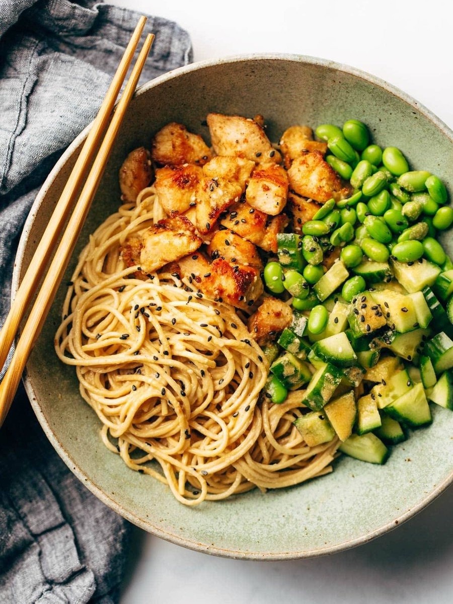 Sesame Noodle Bowls | Easy Meal Prep Recipes