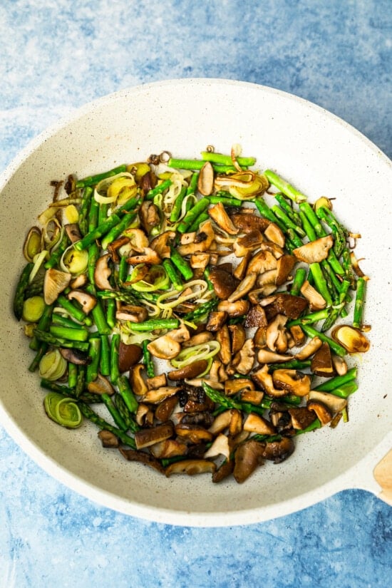 sauteed spring vegetables