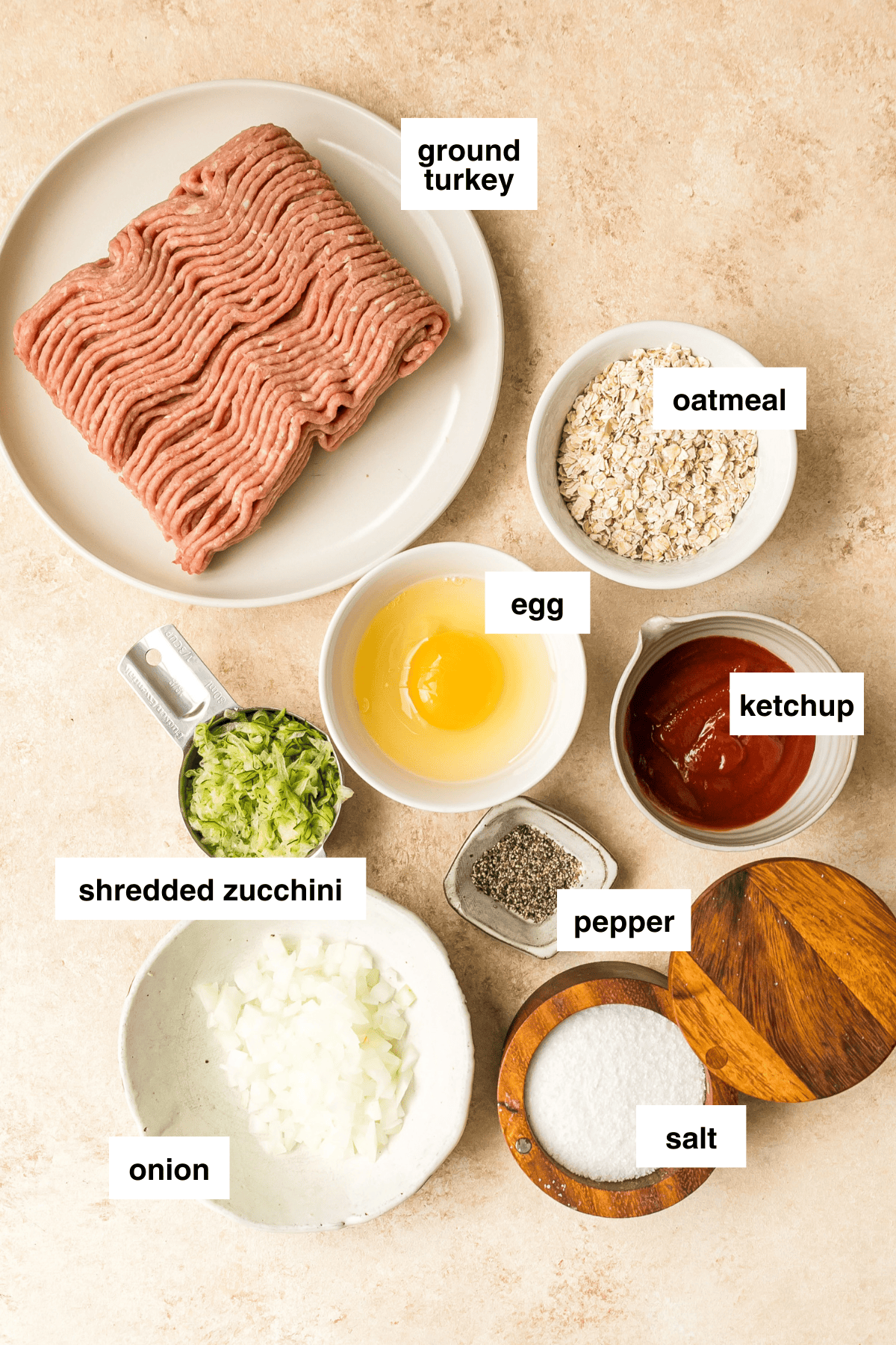 Turkey Meatloaf ingredients
